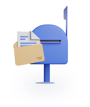 Mailbox with documents
